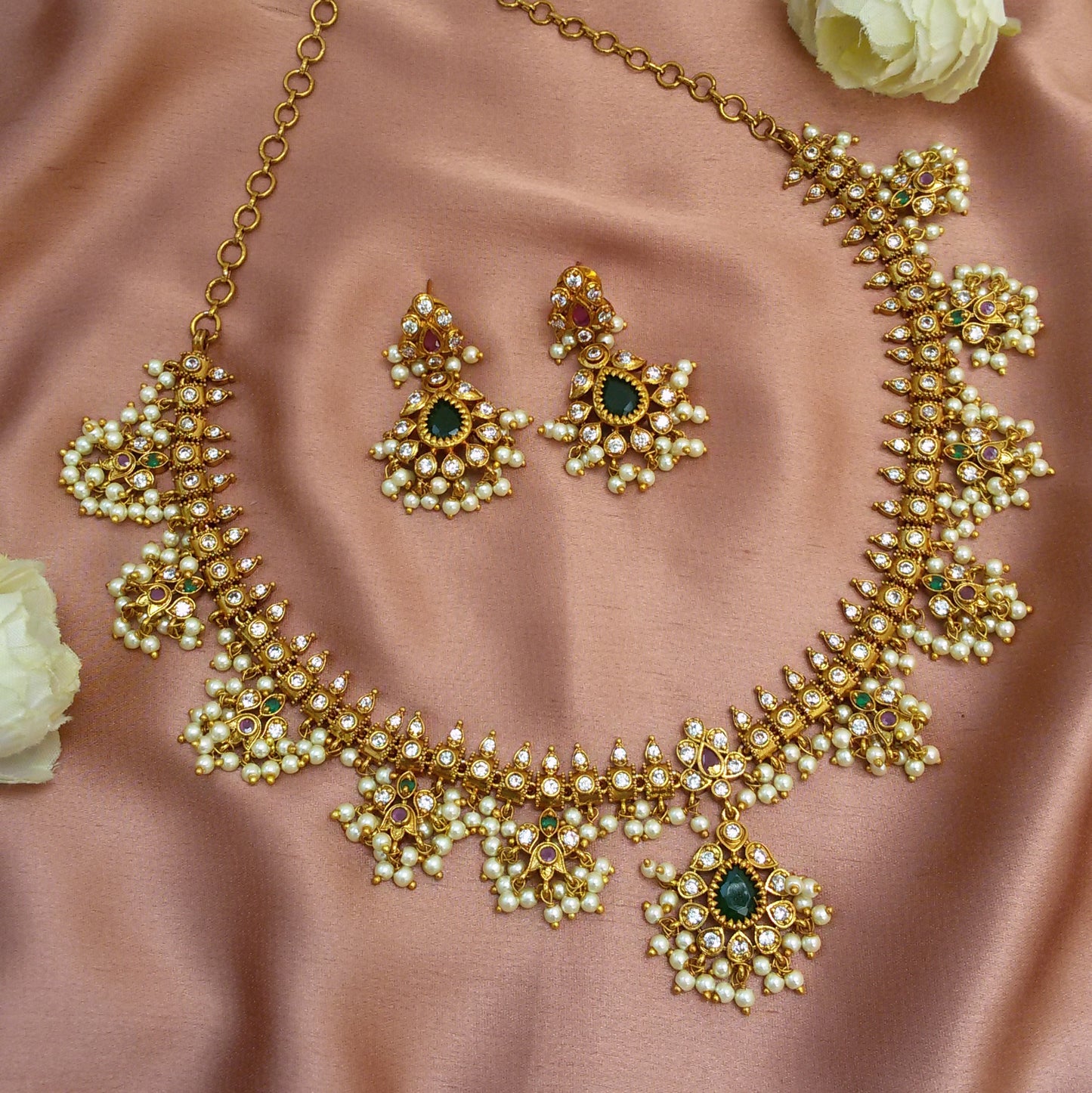 Pearl Necklace set