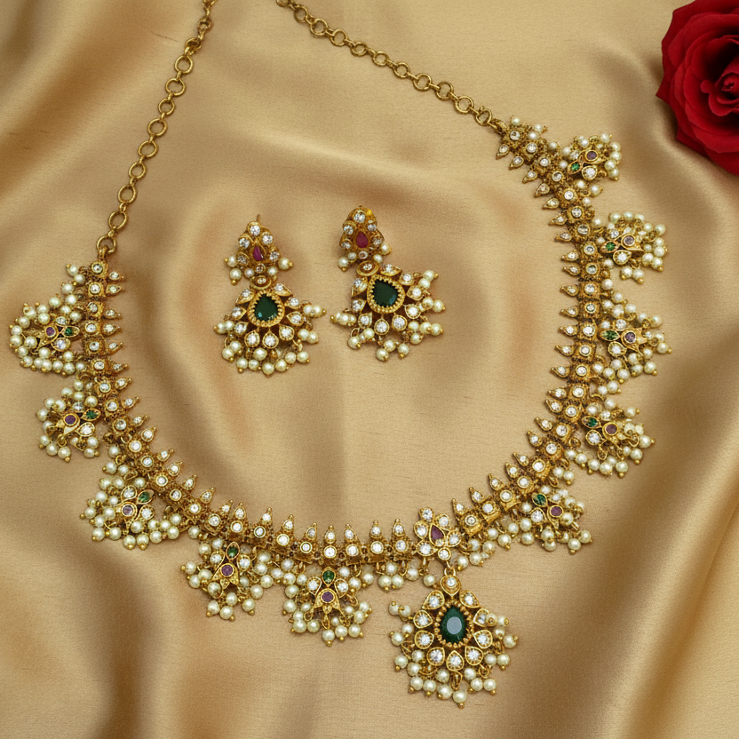 Pearl Necklace set