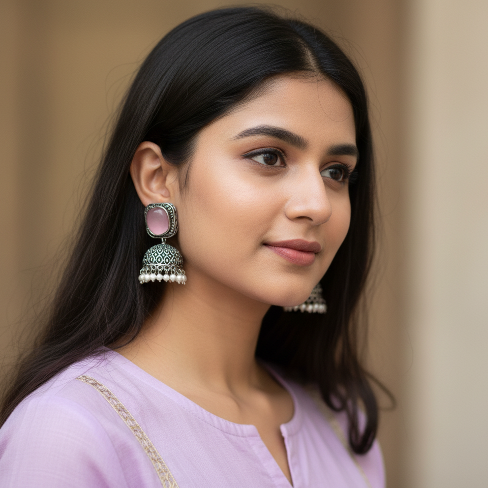 Adah Jhumka earrings