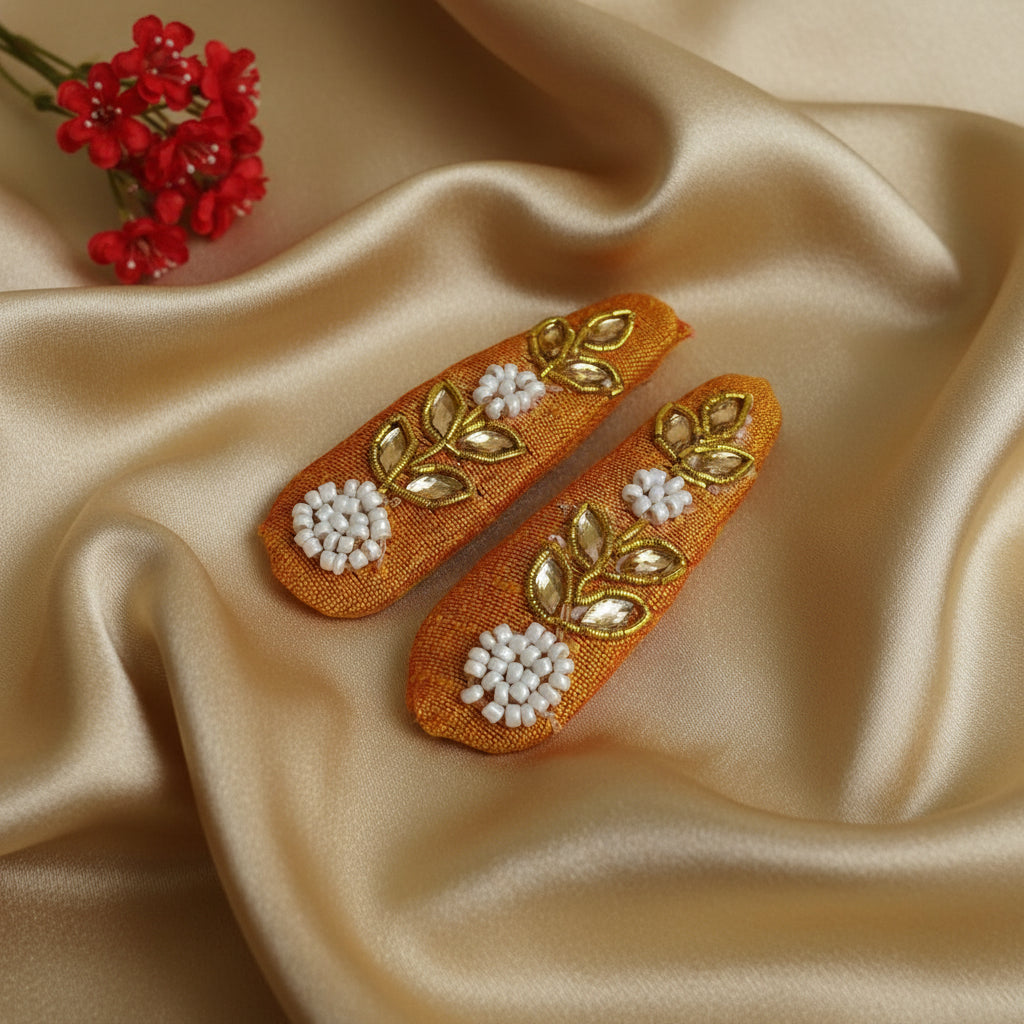 Zardosi work tic tak clips