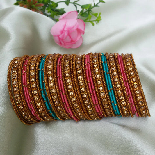 Handmade silk thread kids bangle set (2.2)