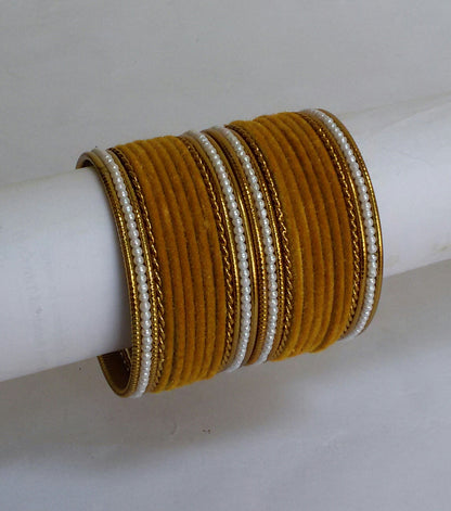 Velvet bangles set