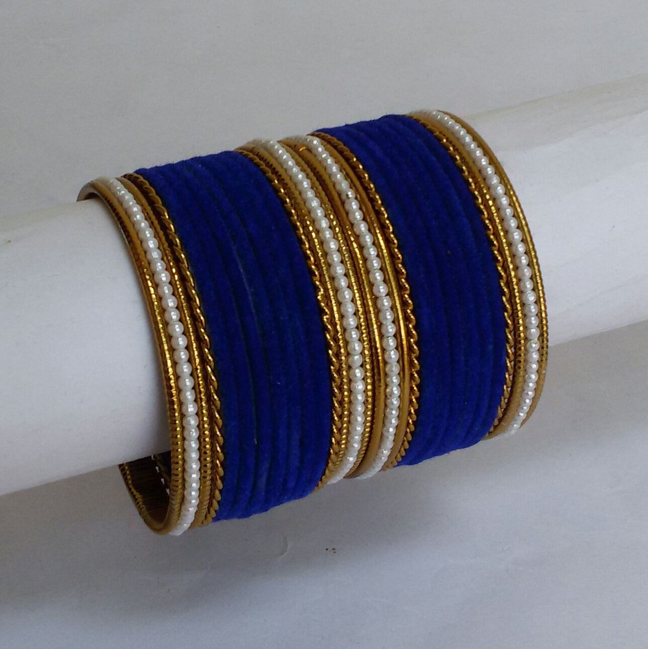 Velvet bangles set