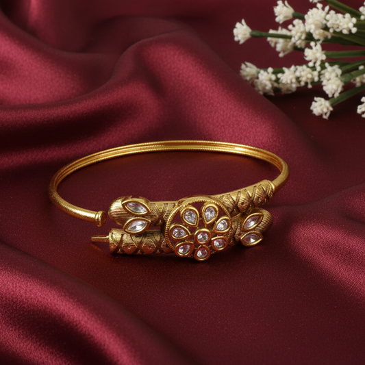 Gold plated Designer bangle bracelet