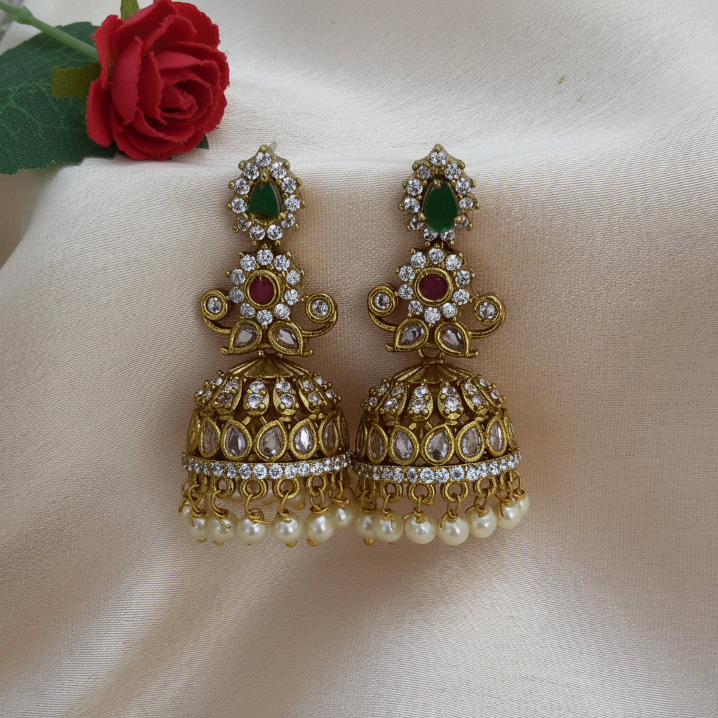 Radha stone earrings