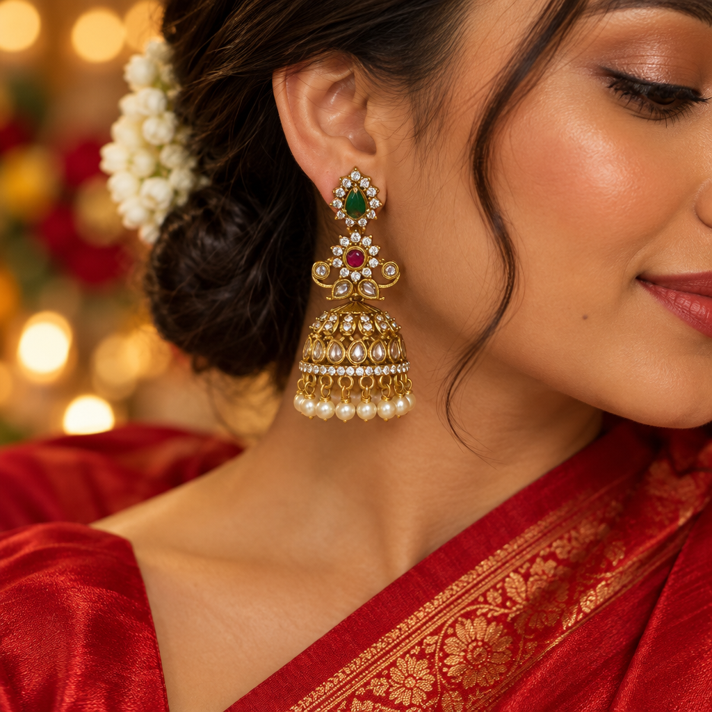 Radha stone earrings