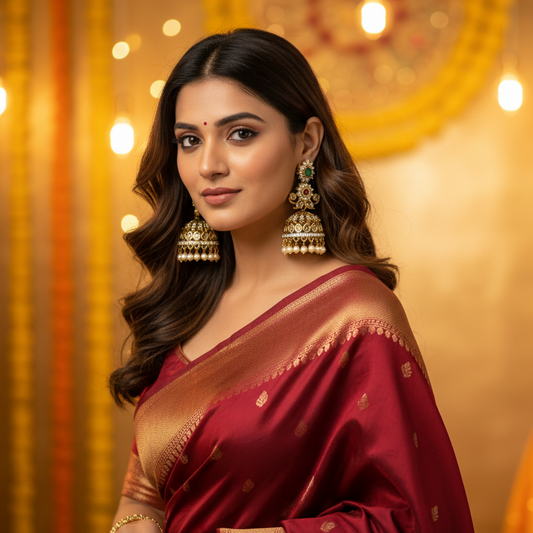 Radha stone earrings