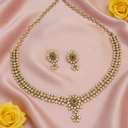 stone necklace set