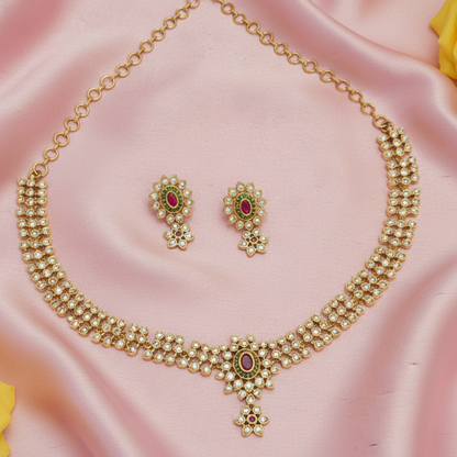 stone necklace set