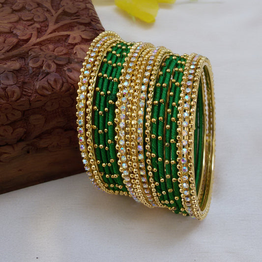 Green prema bangle set