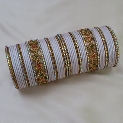 Sushma pastel pink Bridal set