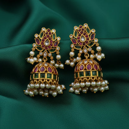 Raagini pearl jhumkas
