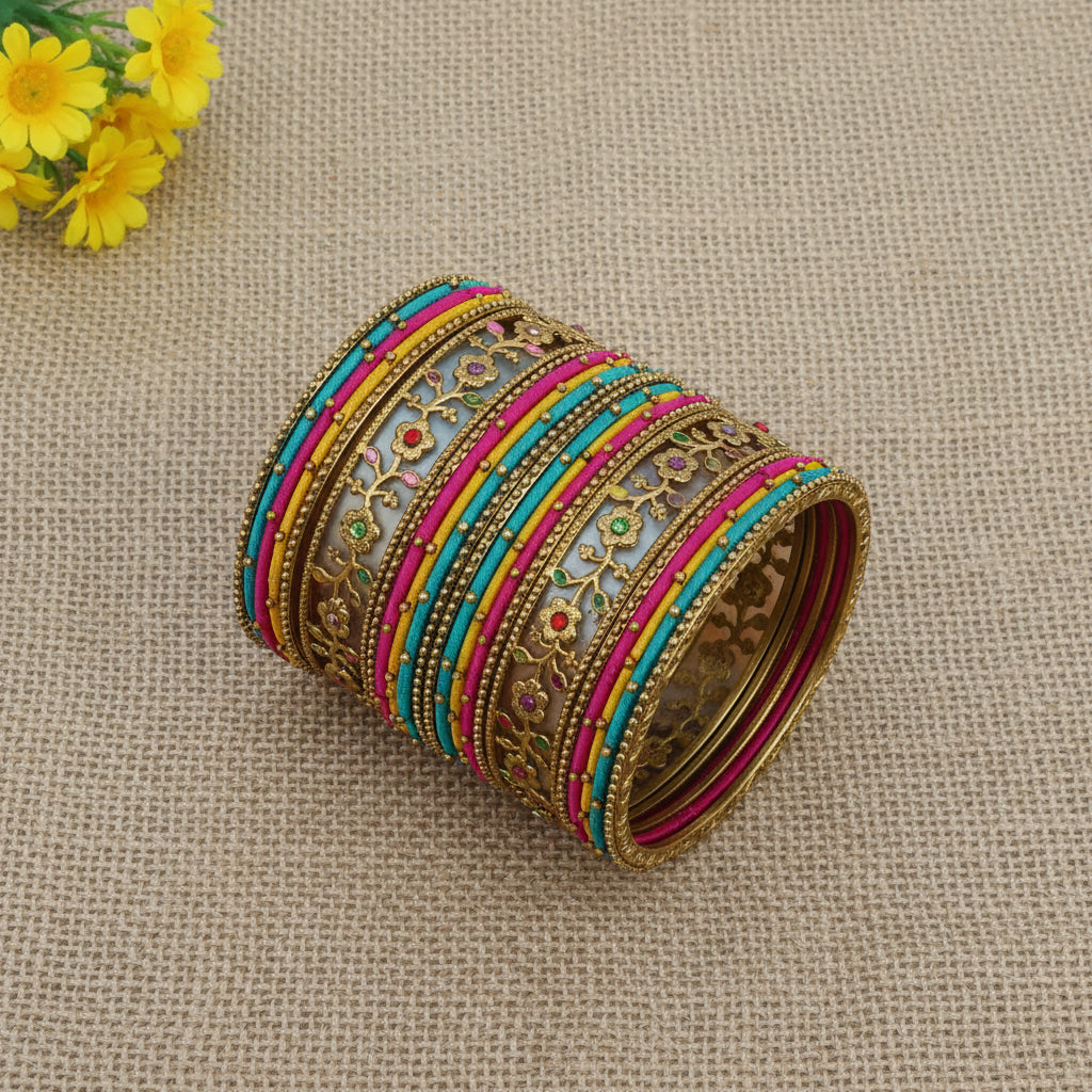 Multicolor kids bangles set