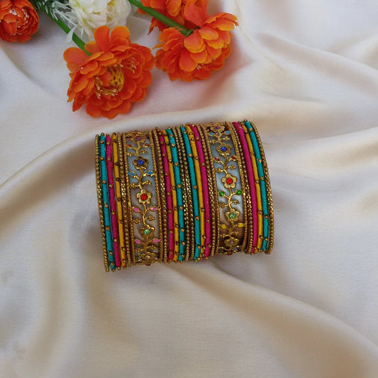 Multicolor kids bangles set