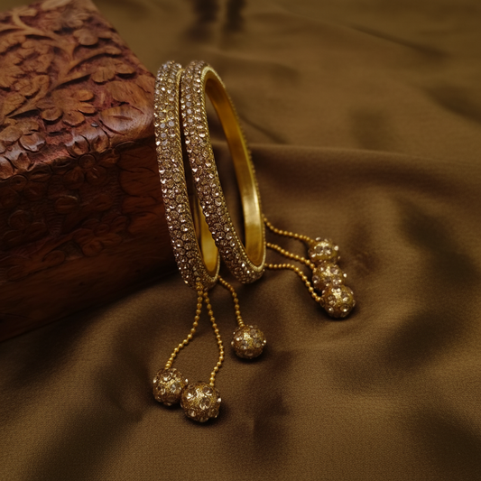 kids  stone ball bangles