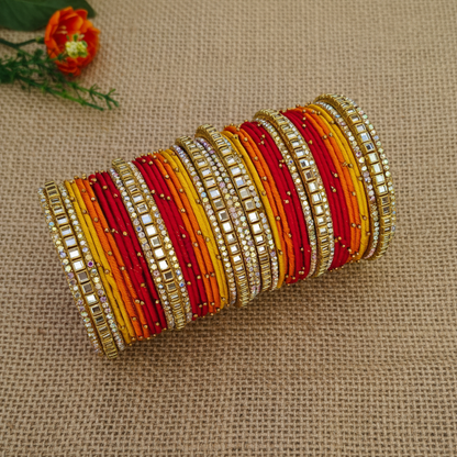 Laila multi color bangle eset