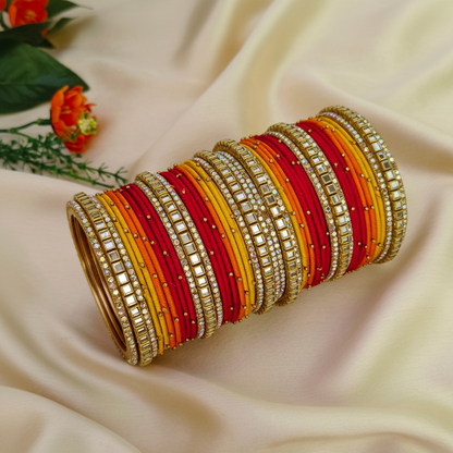 Laila multi color bangle eset