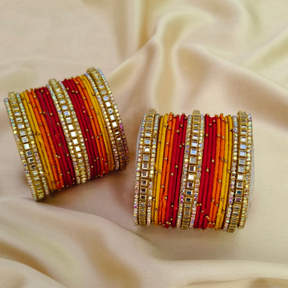 Laila multi color bangle eset