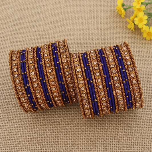 Blue kids bangles set