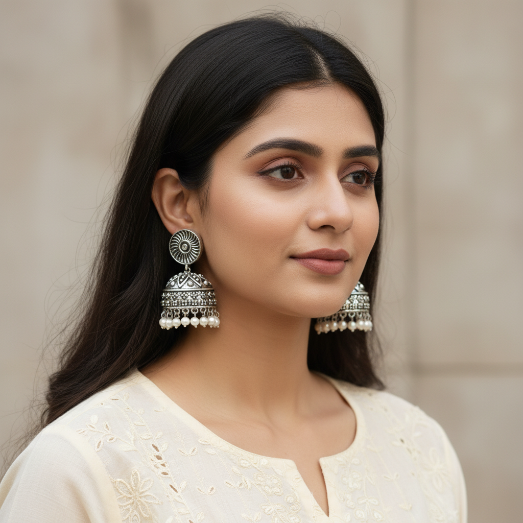 Disha Jhumka earring